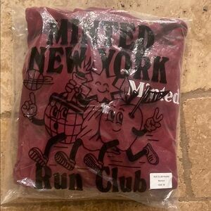 Minted New York Run Club Hoodie - Maroon
